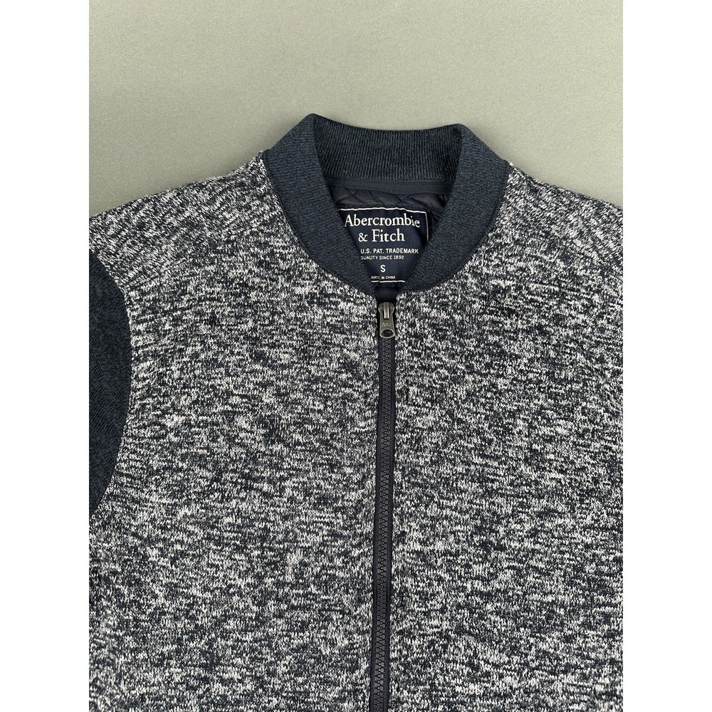Abercrombie Fitch Jacket Men's S Bomber Varsity Insulated Quilted Blade Collar - Picture 3 of 12